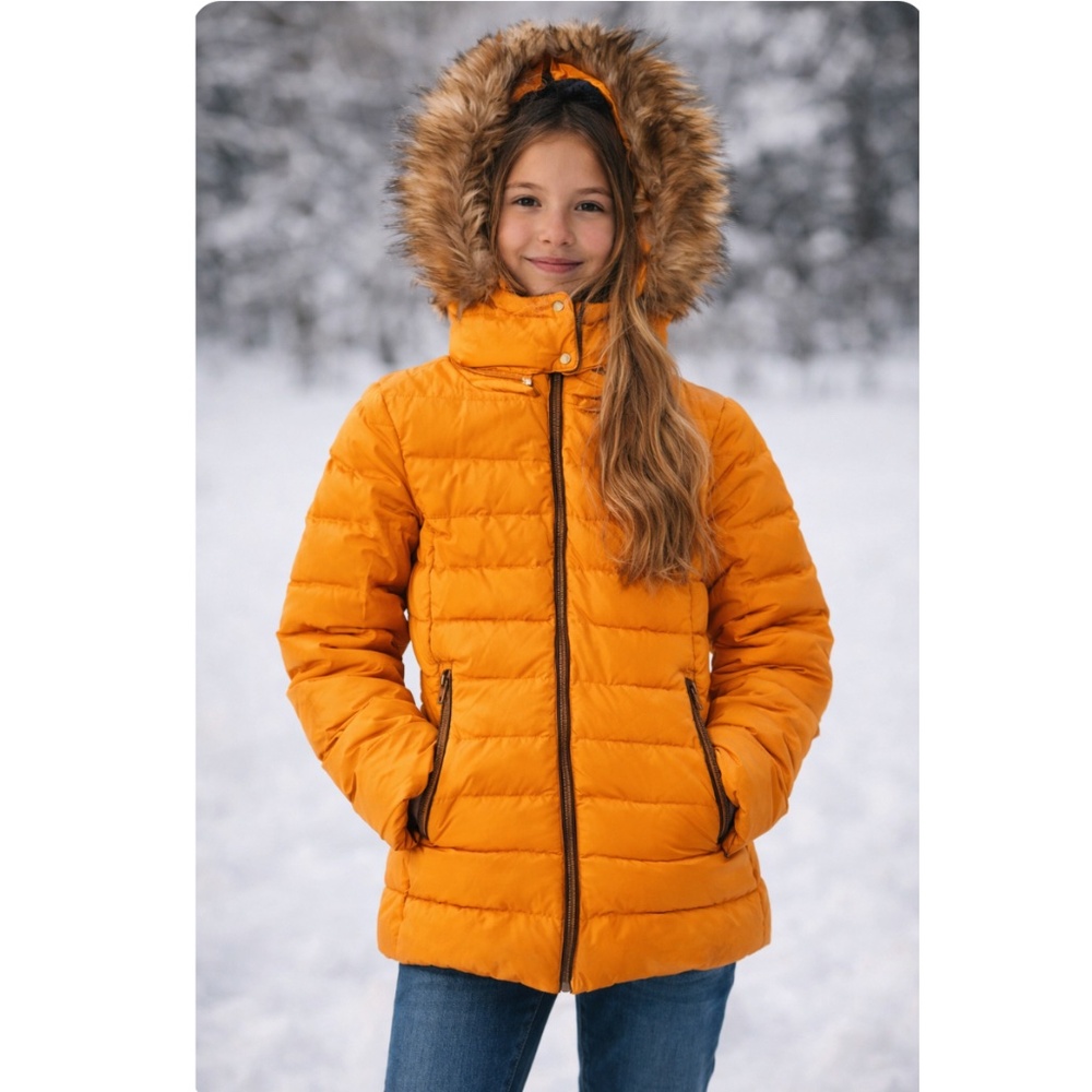 ZARA BASICS Kid's Puffer Jacket Size S